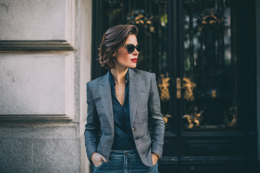 Como Criar Looks Modernos com Calça Jeans e Blazer Feminino