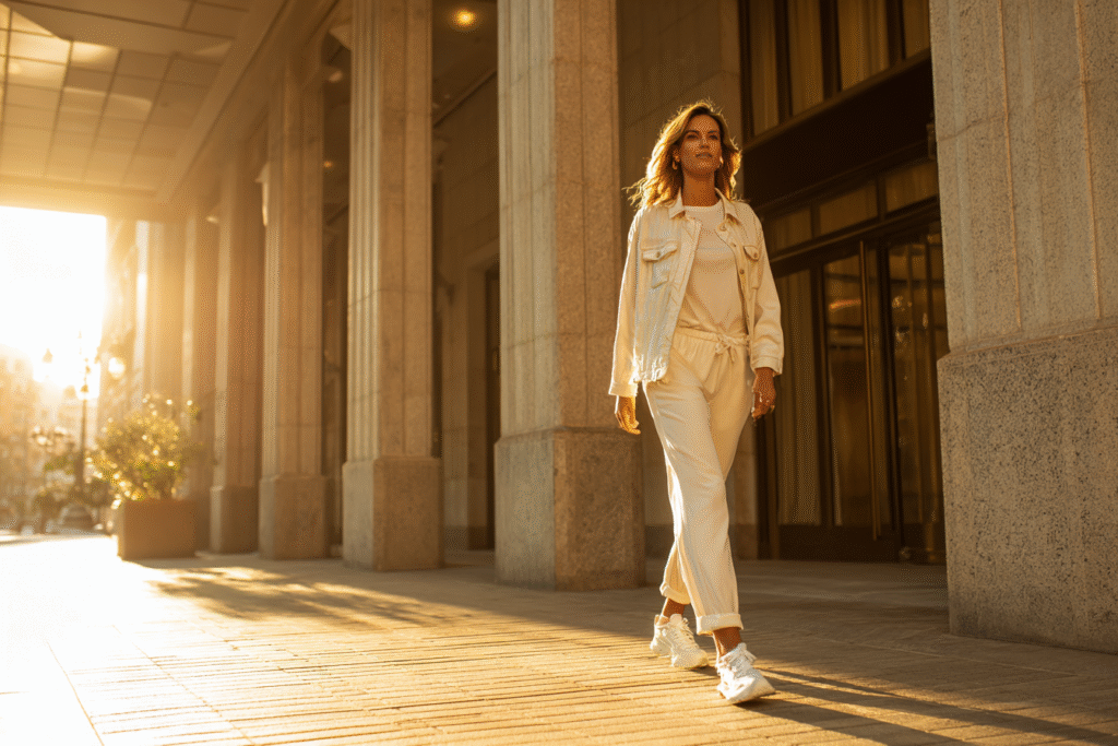 Moda elegante e funcional para mães atuais