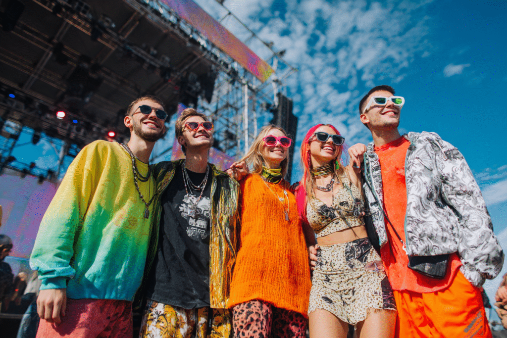 Como criar looks criativos para festivais de música