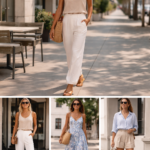 look feminino leve e arrumado para calor de 30 graus