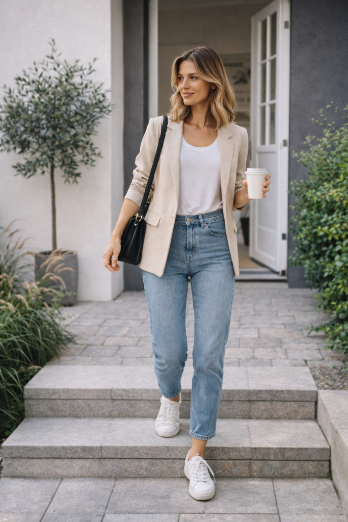 look feminino simples e pratico para rotina diária