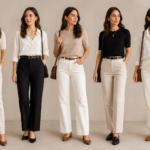 looks quiet luxury no Brasil com peças básicas e acessíveis em tons neutros